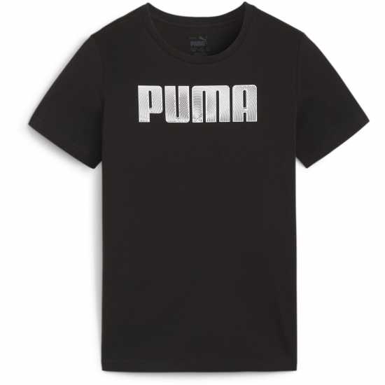 Puma Mass Merchants Tee B T-Shirt Unisex Kids Черно Пума 