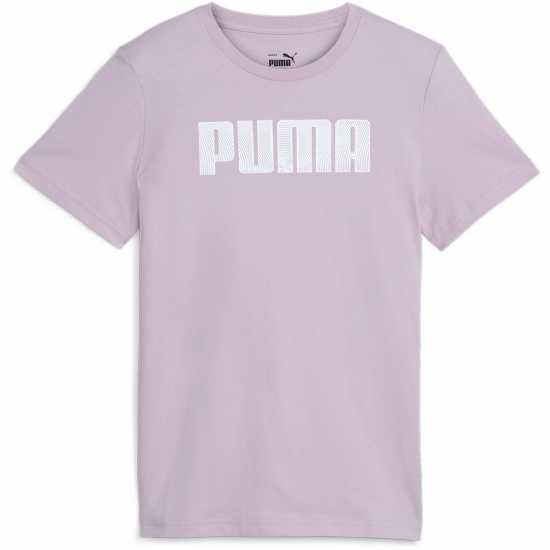 Puma Mass Merchants Tee B T-Shirt Unisex Kids Гроздово мъглене 