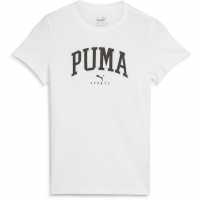 Puma Squad Tee G T-Shirt Unisex Kids Пума Бяло Детски тениски и фланелки