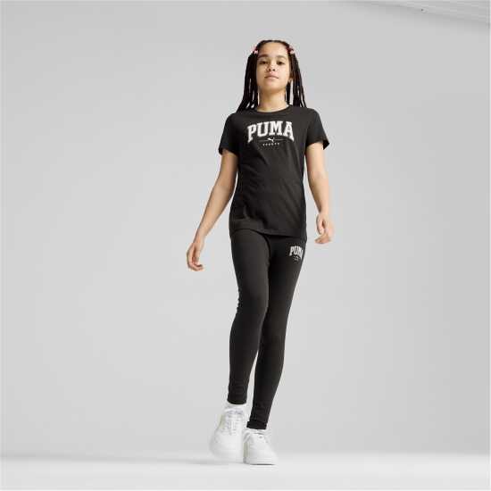 Puma Squad Tee G T-Shirt Unisex Kids Черно Пума Детски тениски и фланелки