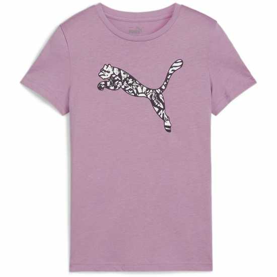 Puma Ess+ Graphic Tropicat Tee G T-Shirt Unisex Kids  