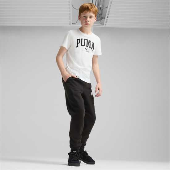 Puma Squad Big Graphic Tee B T-Shirt Unisex Kids Пума Бяло 