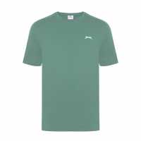 Slazenger Мъжка Риза Plain T-Shirt Mens Шафран Мъжки ризи