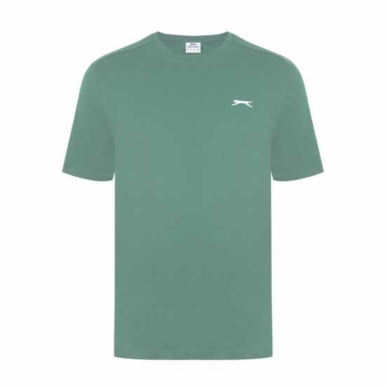 Slazenger Мъжка Риза Plain T-Shirt Mens Шафран Мъжки ризи