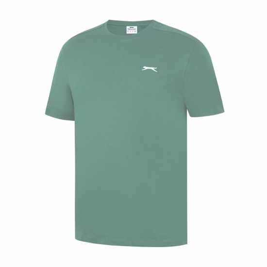 Slazenger Мъжка Риза Plain T-Shirt Mens Шафран Мъжки ризи