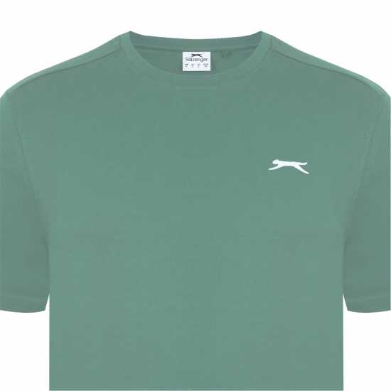 Slazenger Мъжка Риза Plain T-Shirt Mens Шафран Мъжки ризи