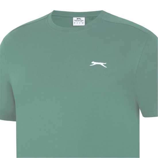 Slazenger Мъжка Риза Plain T-Shirt Mens Шафран Мъжки ризи