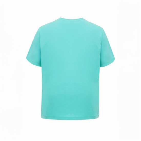 Slazenger Мъжка Риза Plain T-Shirt Mens Синьо-зелено Мъжки ризи