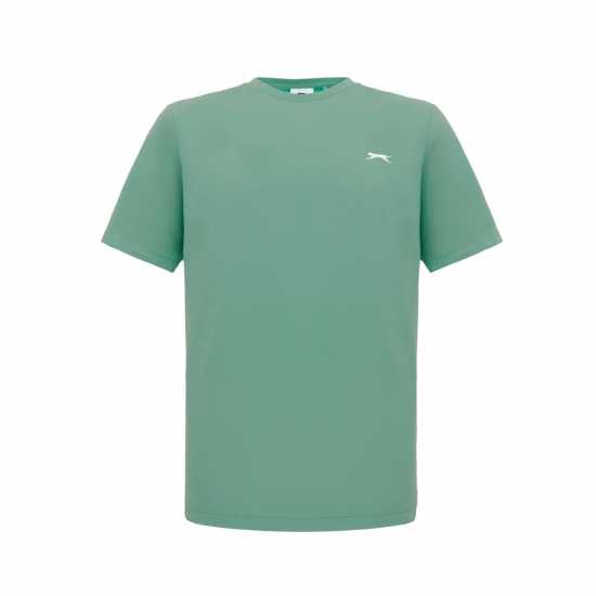 Slazenger Мъжка Риза Plain T-Shirt Mens Дълбоко море Мъжки ризи