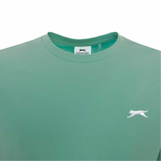 Slazenger Мъжка Риза Plain T-Shirt Mens Дълбоко море Мъжки ризи