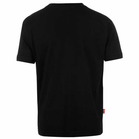 Slazenger Тениска Junior Boys Plain Tee Shirt Черно Мъжки тениски и фланелки