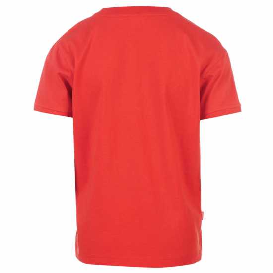 Slazenger Тениска Junior Boys Plain Tee Shirt Червено Мъжки тениски и фланелки