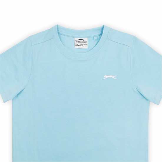 Slazenger Тениска Junior Boys Plain Tee Shirt Синьо Детски тениски и фланелки