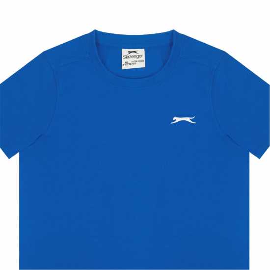 Slazenger Тениска Junior Boys Plain Tee Shirt Кралско синьо Мъжки тениски и фланелки