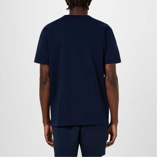 Calvin Klein Мъжка Тениска Core Logo T Shirt Mens Нави Ирис Мъжки ризи