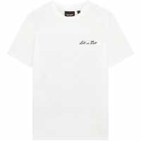 Lyle And Scott Emb Graph Tee Sn99 Бяло Tshirts under 20