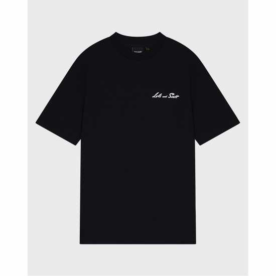 Lyle And Scott Emb Graph Tee Sn99 Седло Tshirts under 20