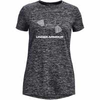 Under Armour Armour Ua Tech Bl Twist Ss T-Shirt Girls Черно 