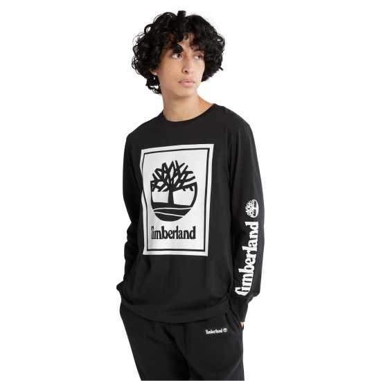 Timberland Logo Front Longsleeve Top  Timberland