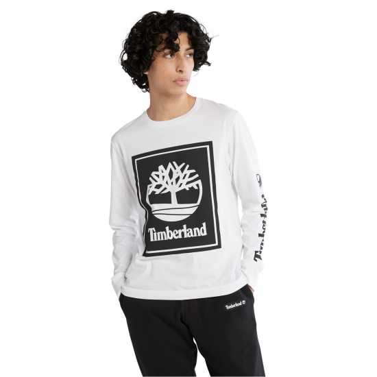 Timberland Горнище С Дълъг Ръкав Logo Long Sleeve Top  Timberland