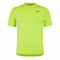 Reebok Athlete T-Shirt Лазерно лимон F23 Мъжко облекло за едри хора