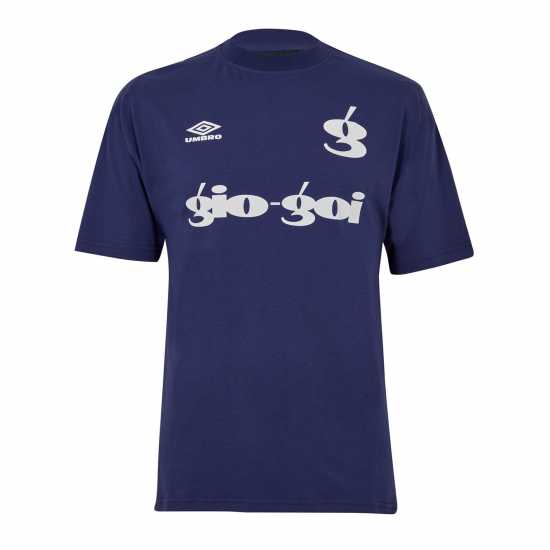 Umbro Мъжка Риза X Gio Goi Logo T-Shirt Mens Синьо Мъжки ризи