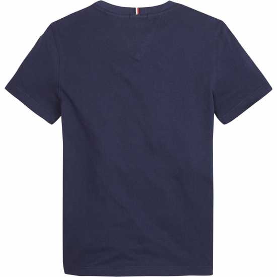 Tommy Hilfiger Тениска Junior Corp Logo T Shirt Морска синьо Kids