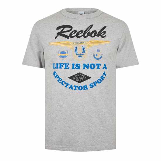 Reebok Cl Res Tee 99 M сив хизер Мъжки ризи