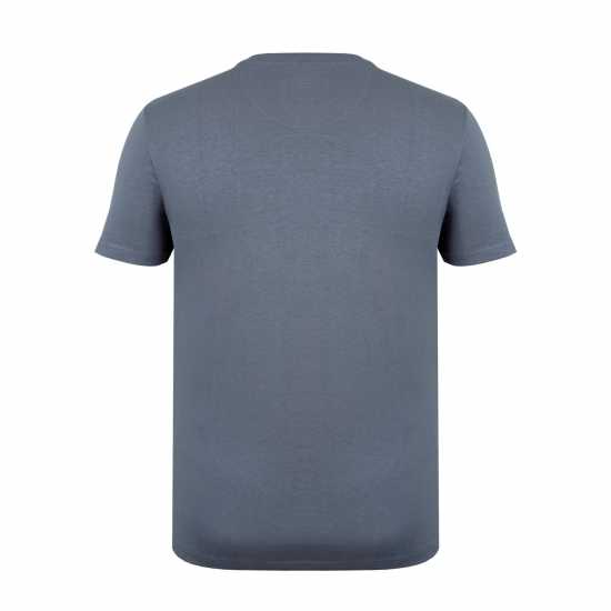 Firetrap Тениска Trek T Shirt Mens Dark Grey Мъжко облекло за едри хора