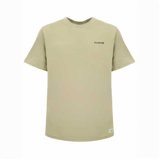 Firetrap Тениска Trek T Shirt Mens Писташка 