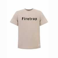 Firetrap Мъжка Тениска Large Logo T Shirt Mens Ясен 