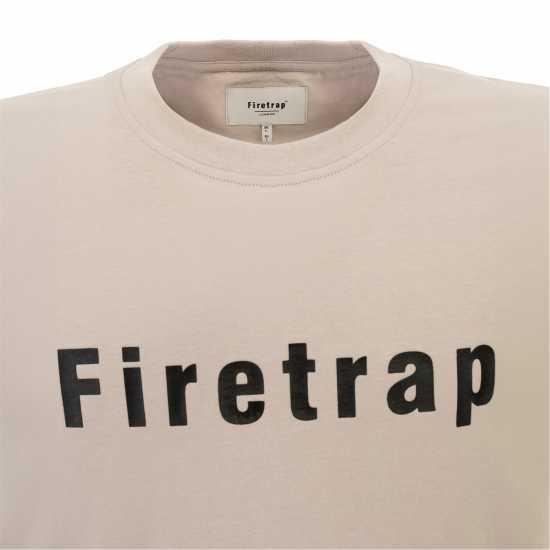 Firetrap Мъжка Тениска Large Logo T Shirt Mens Ясен 