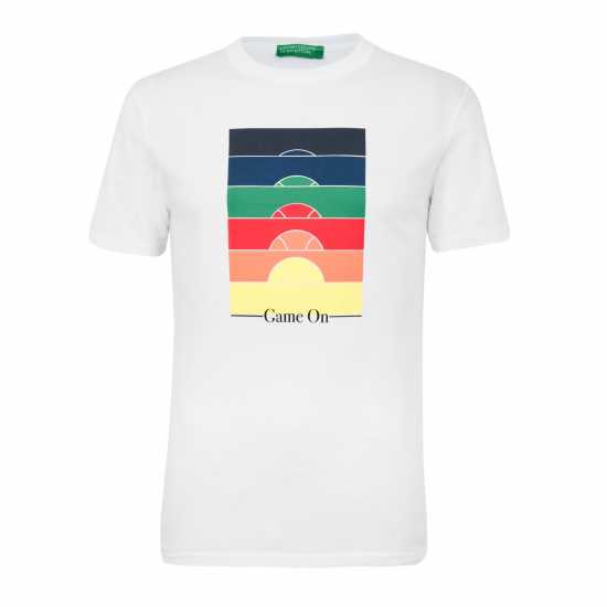 United Colors Of Benetton Regular Fit Short Sleeved Print Tee  Мъжки ризи