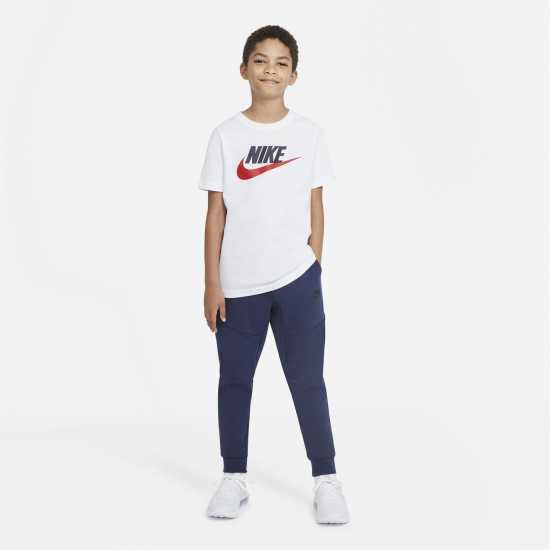 Nike Sportswear T-Shirt Junior Бяло/Черно/Червено Детски тениски и фланелки