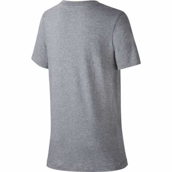 Sale Nike Sportswear T-Shirt Junior Grey/Wht/Blk Детски тениски и фланелки