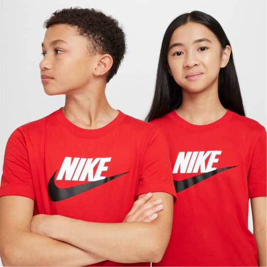 Sale Nike Sportswear T-Shirt Junior Единично червено 