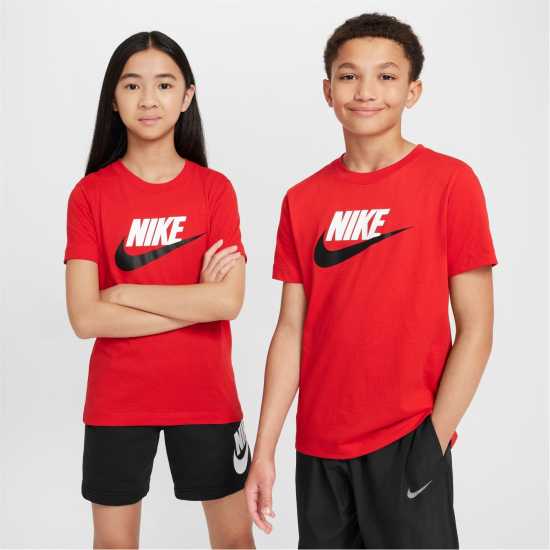 Sale Nike Sportswear T-Shirt Junior Единично червено 