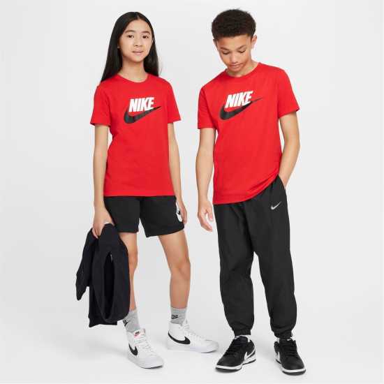 Sale Nike Sportswear T-Shirt Junior Единично червено 