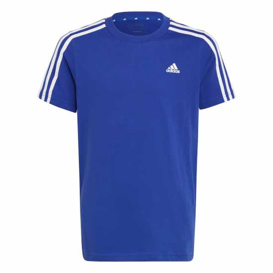 Adidas Stripe Essentials T-Shirt Junior Синьо/Бяло Детски тениски и фланелки