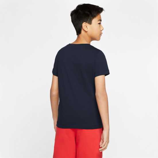 Nike Тениска Момчета Futura T Shirt Junior Boys Морска синьо Детски тениски и фланелки