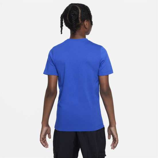 Nike Тениска Момчета Futura T Shirt Junior Boys Game Royal Детски тениски и фланелки