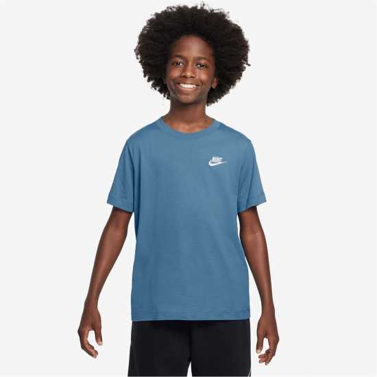 Nike Тениска Момчета Futura T Shirt Junior Boys Aegean Storm 