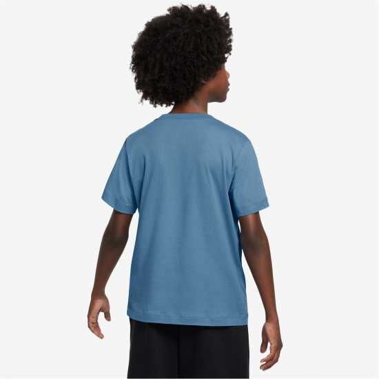 Nike Тениска Момчета Futura T Shirt Junior Boys Aegean Storm 