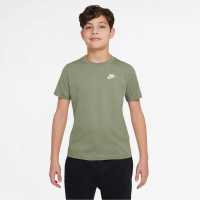 Nike Тениска Момчета Futura T Shirt Junior Boys Маслено зелено 