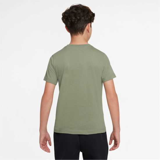 Nike Тениска Момчета Futura T Shirt Junior Boys Маслено зелено 