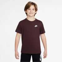 Nike Тениска Момчета Futura T Shirt Junior Boys Бордово 