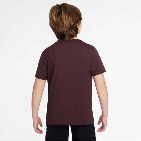 Nike Тениска Момчета Futura T Shirt Junior Boys Бордово 