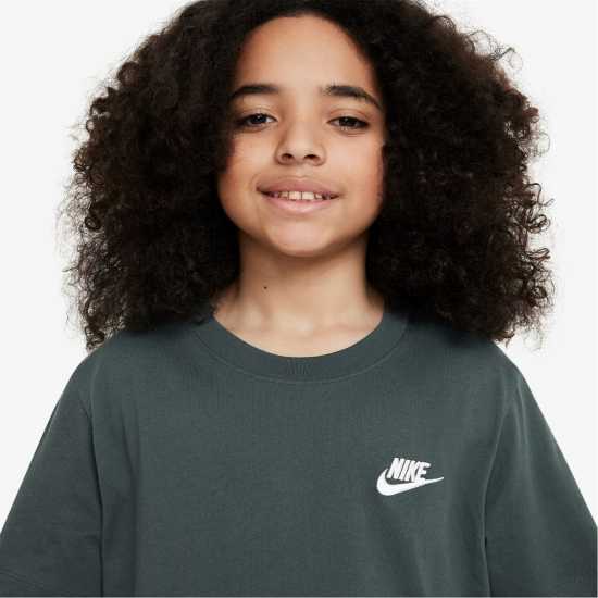 Nike Тениска Момчета Futura T Shirt Junior Boys Винтажно зелено 