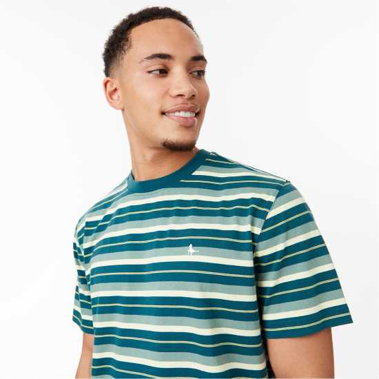 Jack Wills Striped T-Shirt  Мъжко облекло за едри хора