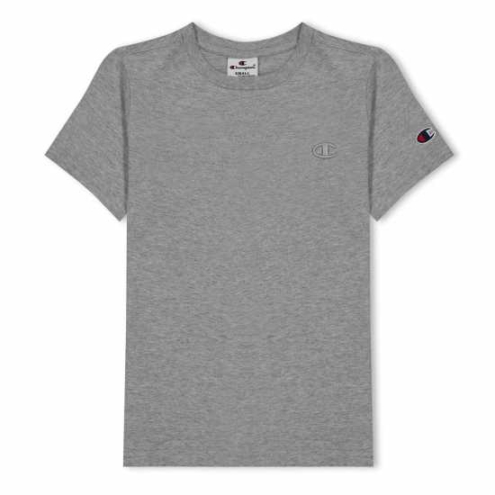 Champion Crew Neck T-Shirt  Boys Сиво Детски тениски и фланелки